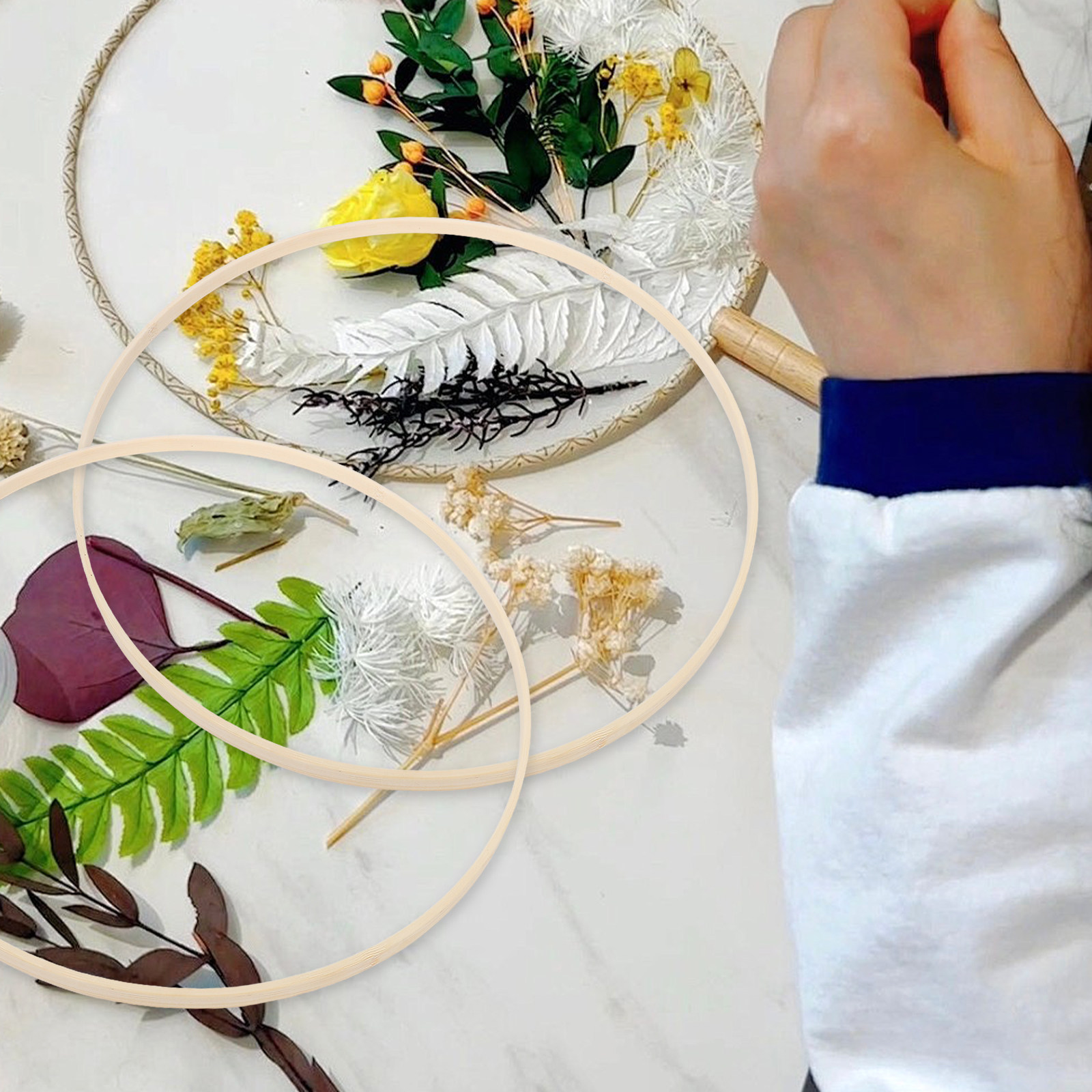 10 Pcs Rings Embroidery Hoop W - огляд і ціна Embroidery Craft
