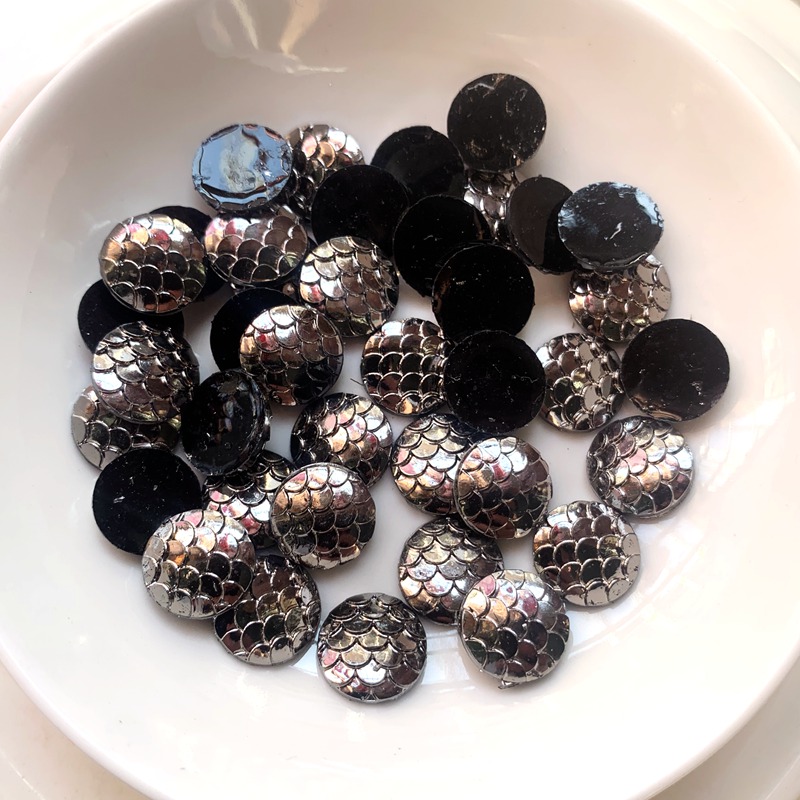 80PCS 12mm black metal Colors  - огляд і ціна Embellishment Glue Craft