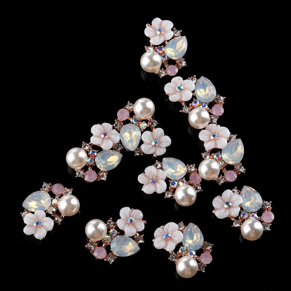 10PCS Plating Apparel Flatback - огляд і ціна Sew On Rhinestone