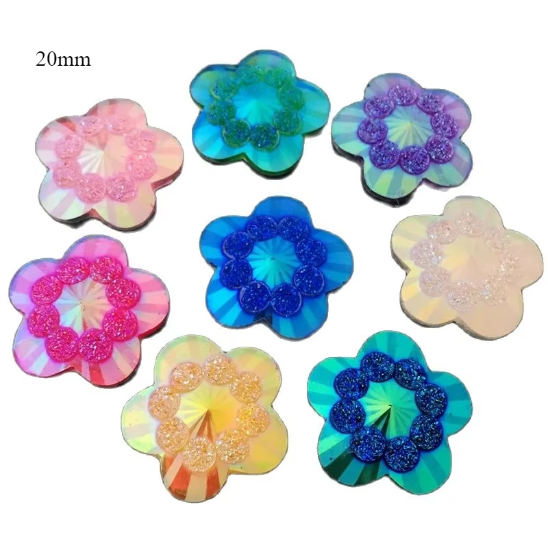 20pcs 20mm ab mixed color flow - огляд і ціна Embellishment Glue Craft
