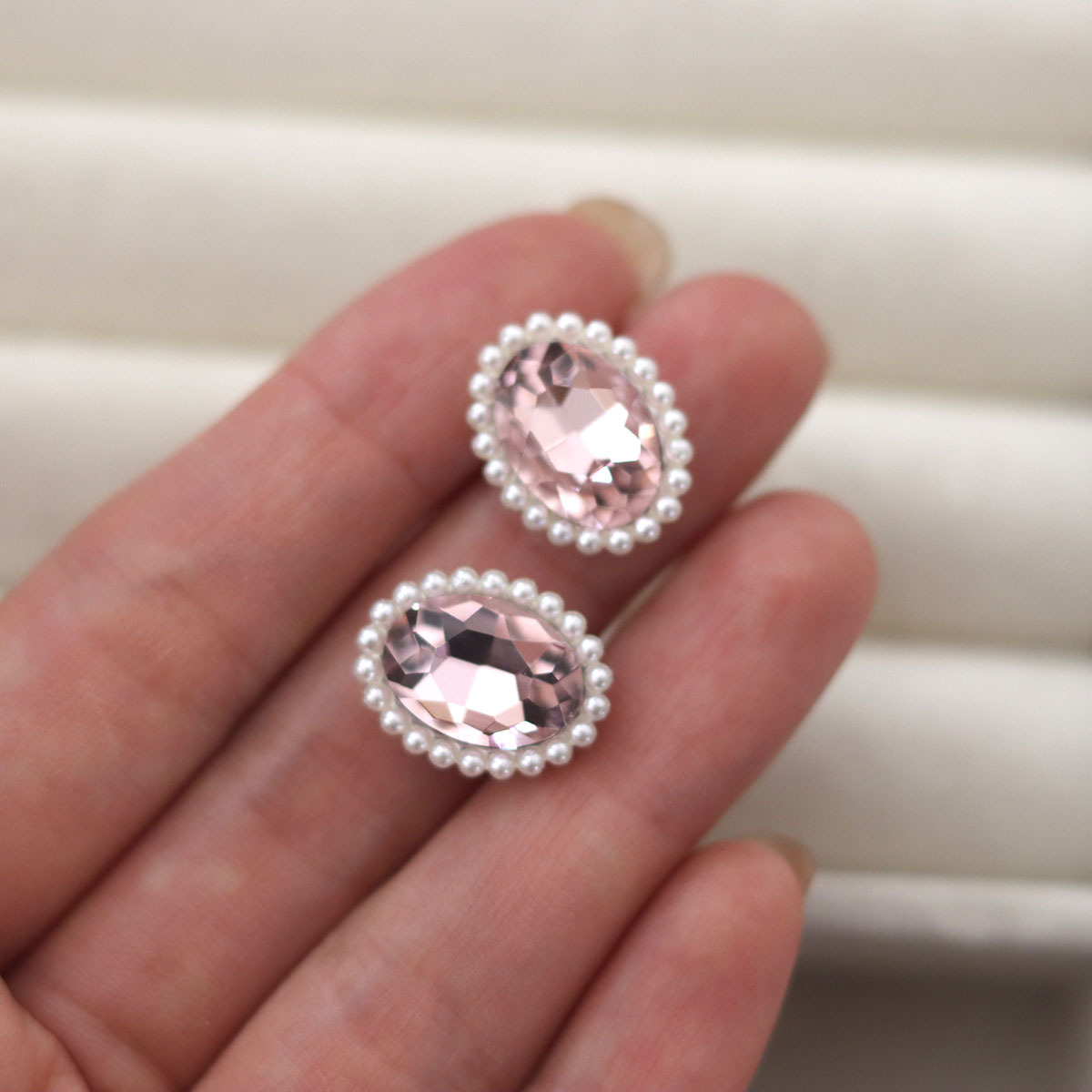 10Pcs/bag Mixed Shape Pink Gla - огляд і ціна Sew On Rhinestone