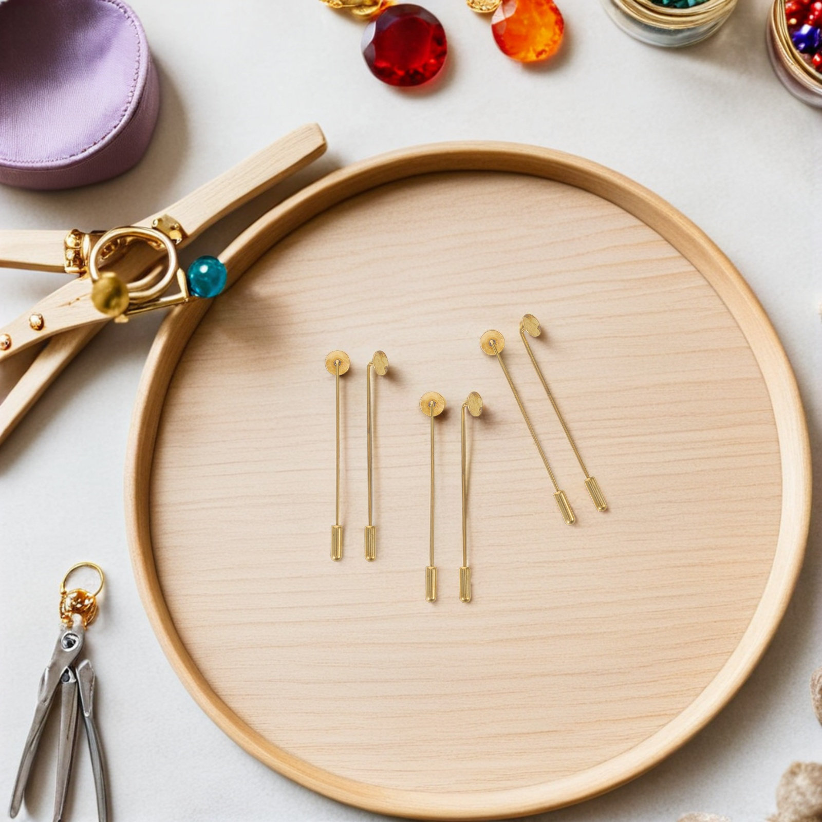 Copper Lapel Pins Blanks for D - огляд і ціна Embroidery Craft