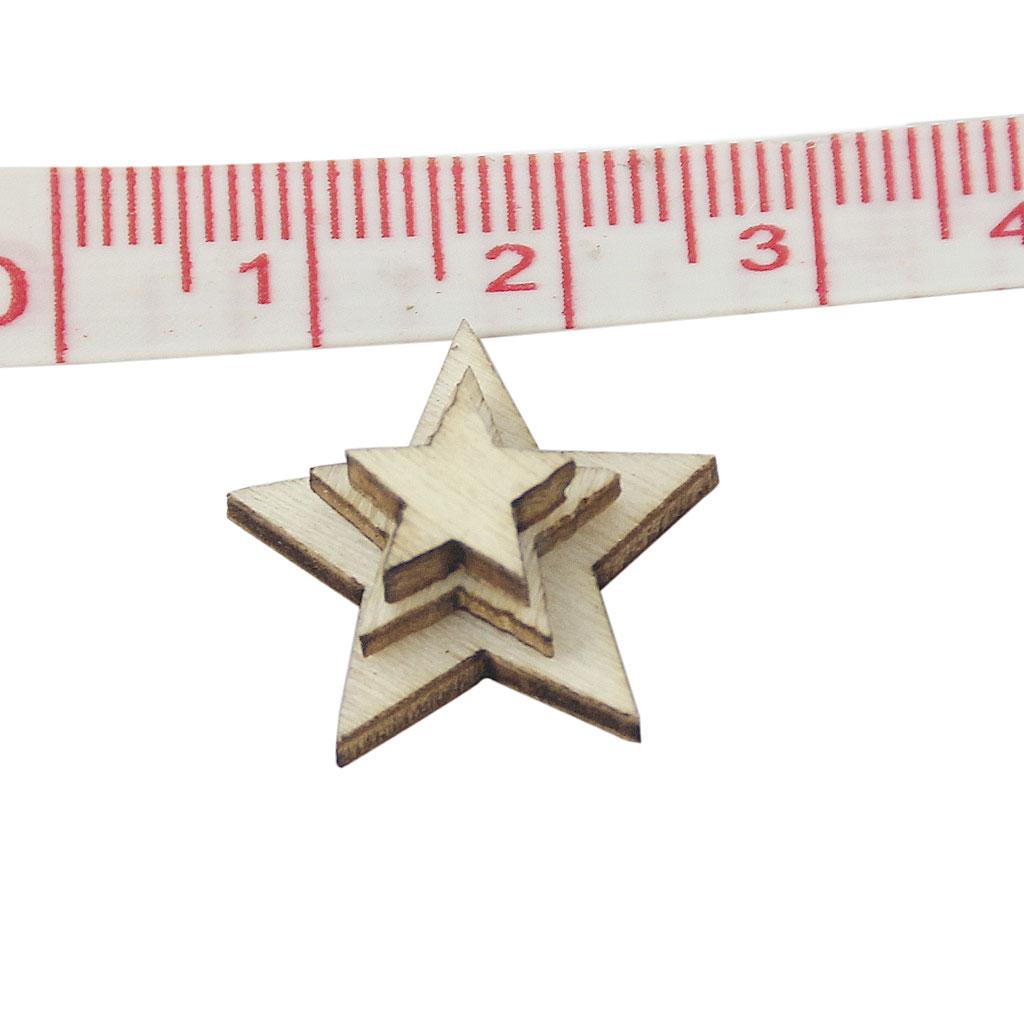 Basswood Craft Star Slices Nat - огляд і ціна Embellish Craft