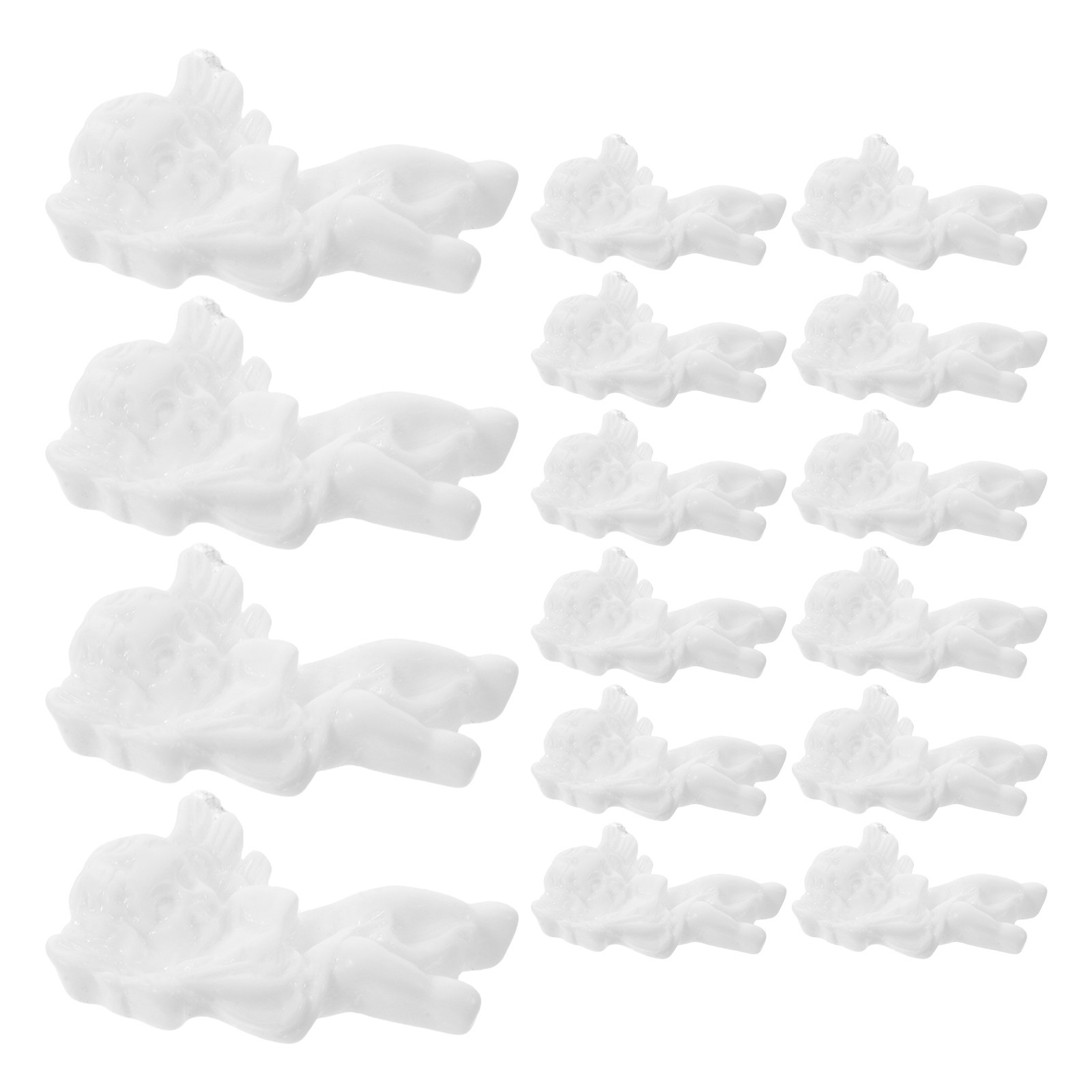 100Pcs Resin Angel Miniatures  - огляд і ціна Christmas Craft Embellishment